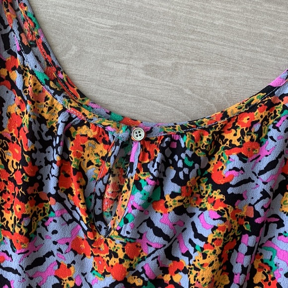 Patterson J Kincaid bright multicolor sleeveless dress. - Picture 8 of 8